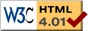 Valid HTML 4.01!